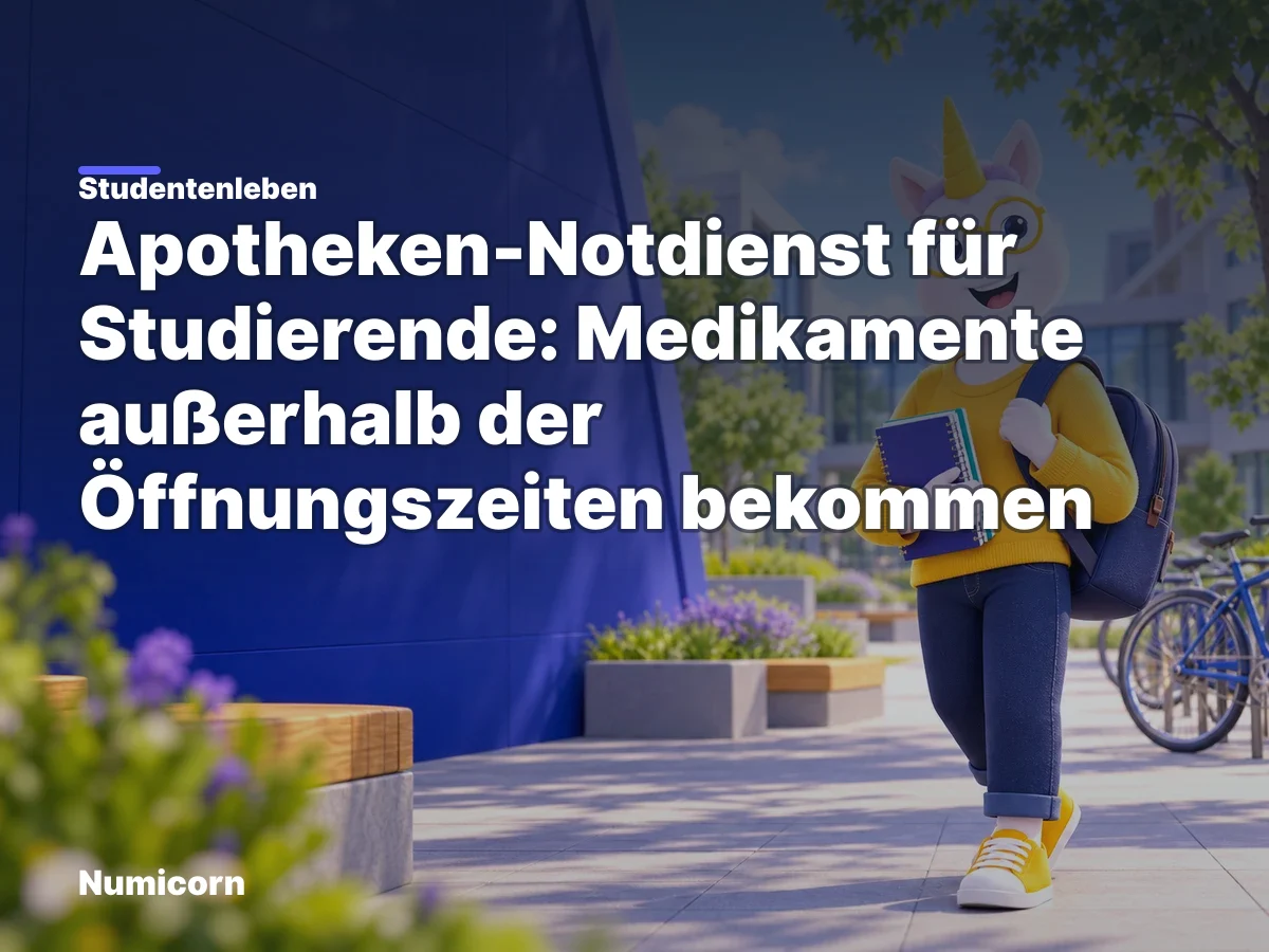 Apotheken-Notdienst für Studierende: Medikamente außerhalb der Öffnungszeiten bekommen