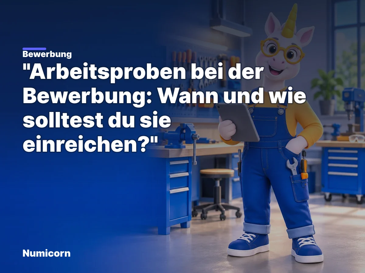 Arbeitsproben bei der Bewerbung: Wann und wie solltest du sie einreichen?