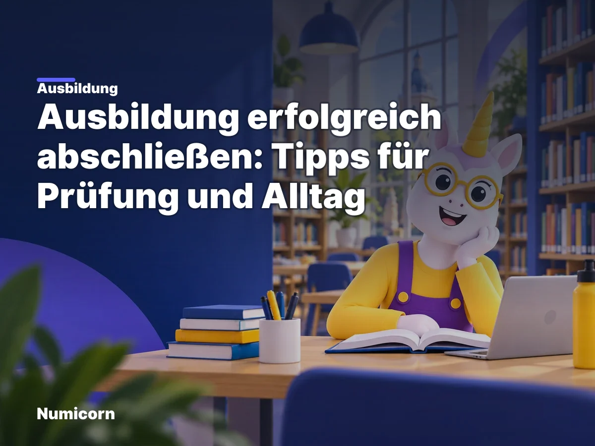 Ausbildung erfolgreich abschließen: Tipps für Prüfung und Alltag