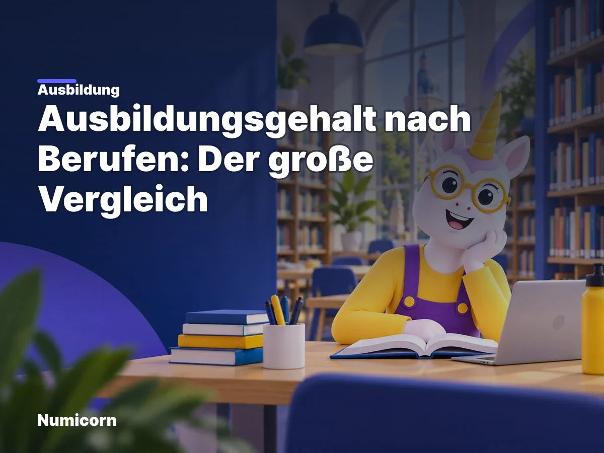 Ausbildungsgehalt nach Berufen: Der große Vergleich