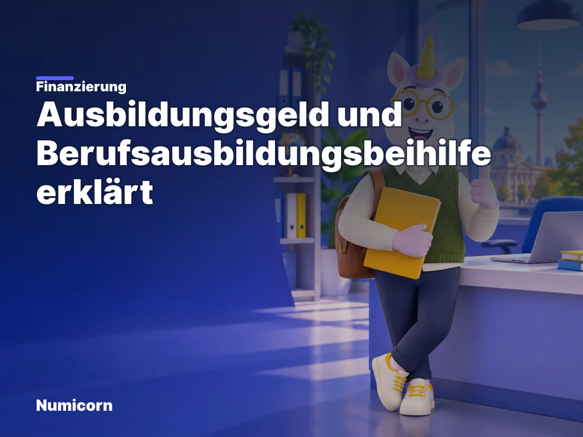 Ausbildungsgeld und Berufsausbildungsbeihilfe erklärt