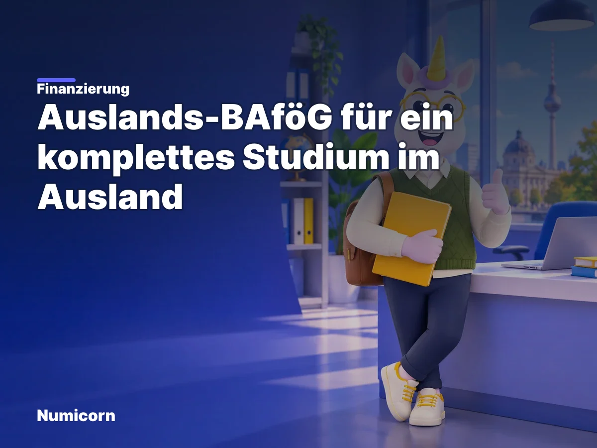 Auslands-BAföG für ein komplettes Studium im Ausland