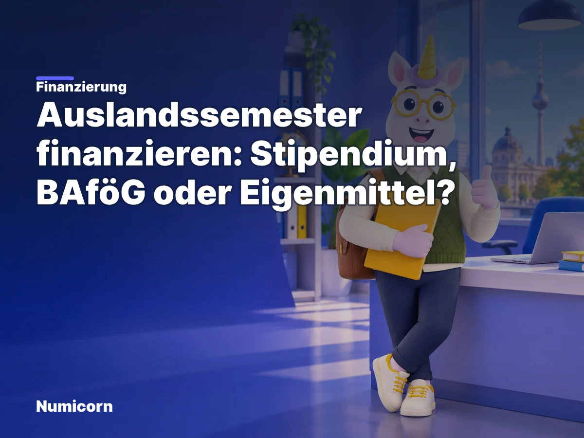 Auslandssemester finanzieren: Stipendium, BAföG oder Eigenmittel?