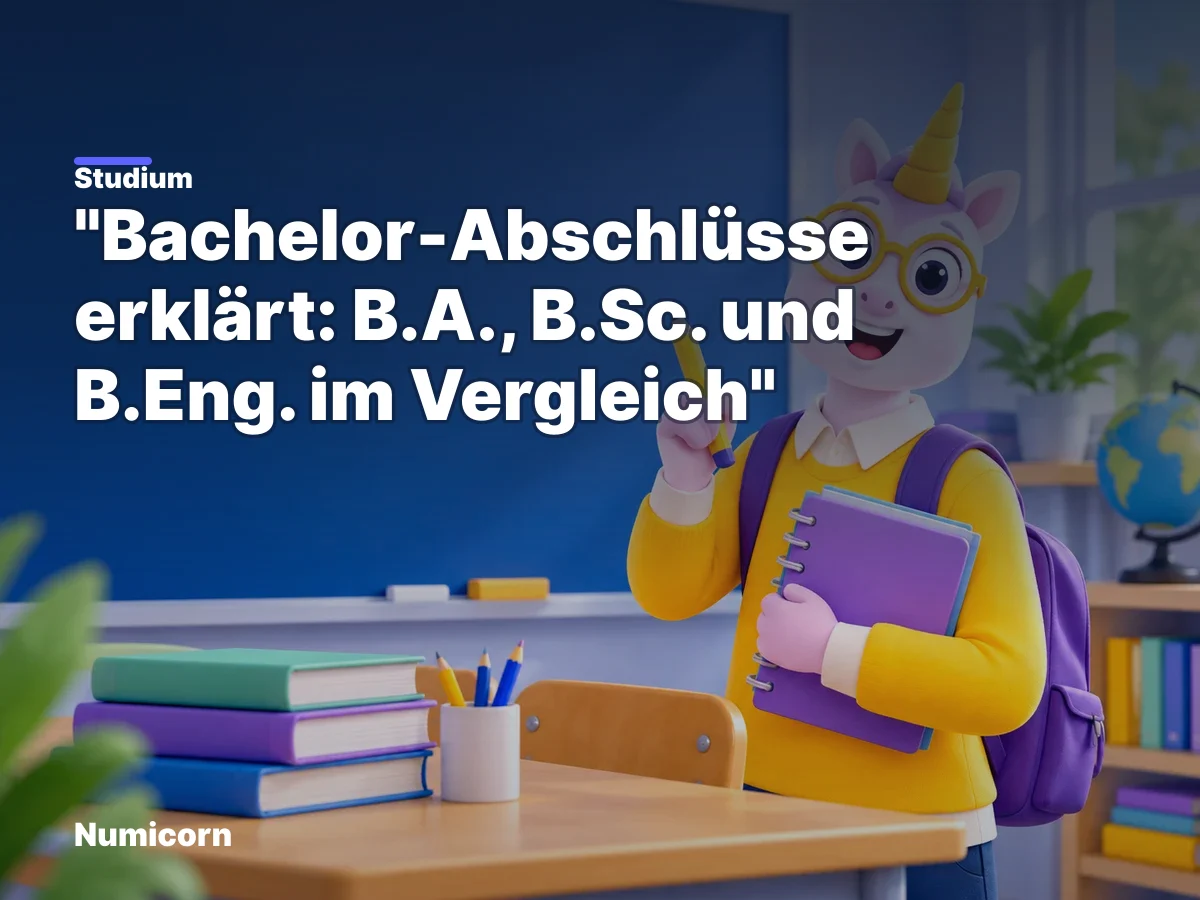 Bachelor-Abschlüsse erklärt: B.A., B.Sc. und B.Eng. im Vergleich