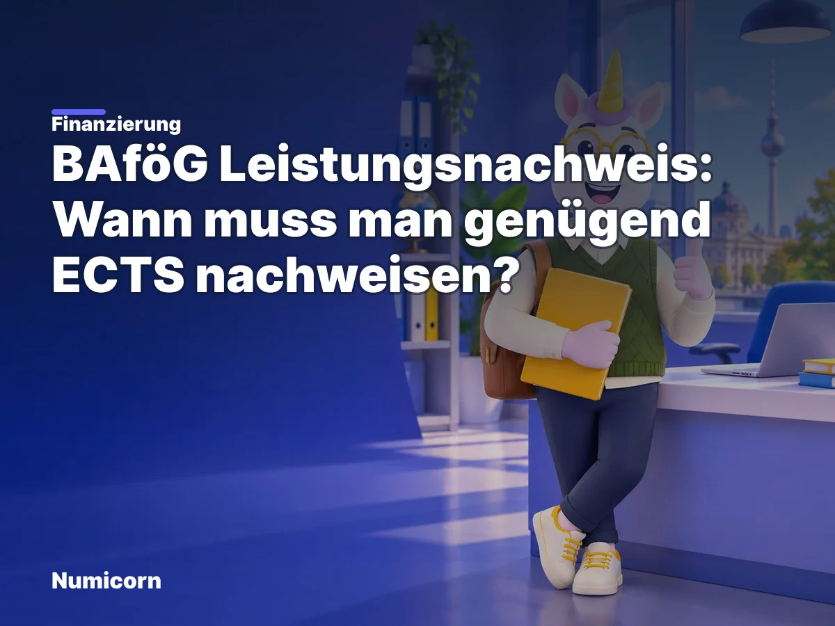 BAföG Leistungsnachweis: Wann muss man genügend ECTS nachweisen?