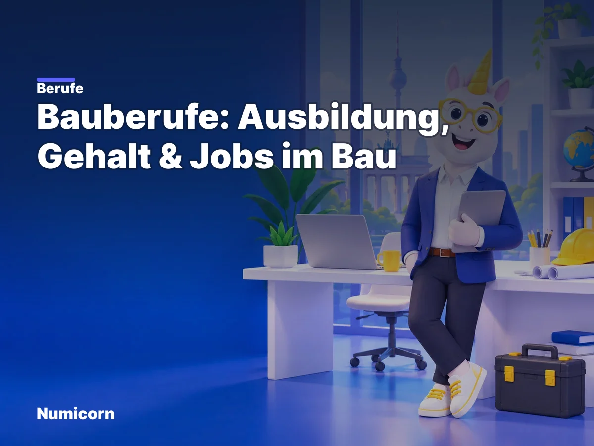 Bauberufe: Ausbildung, Gehalt und Jobs im Bau