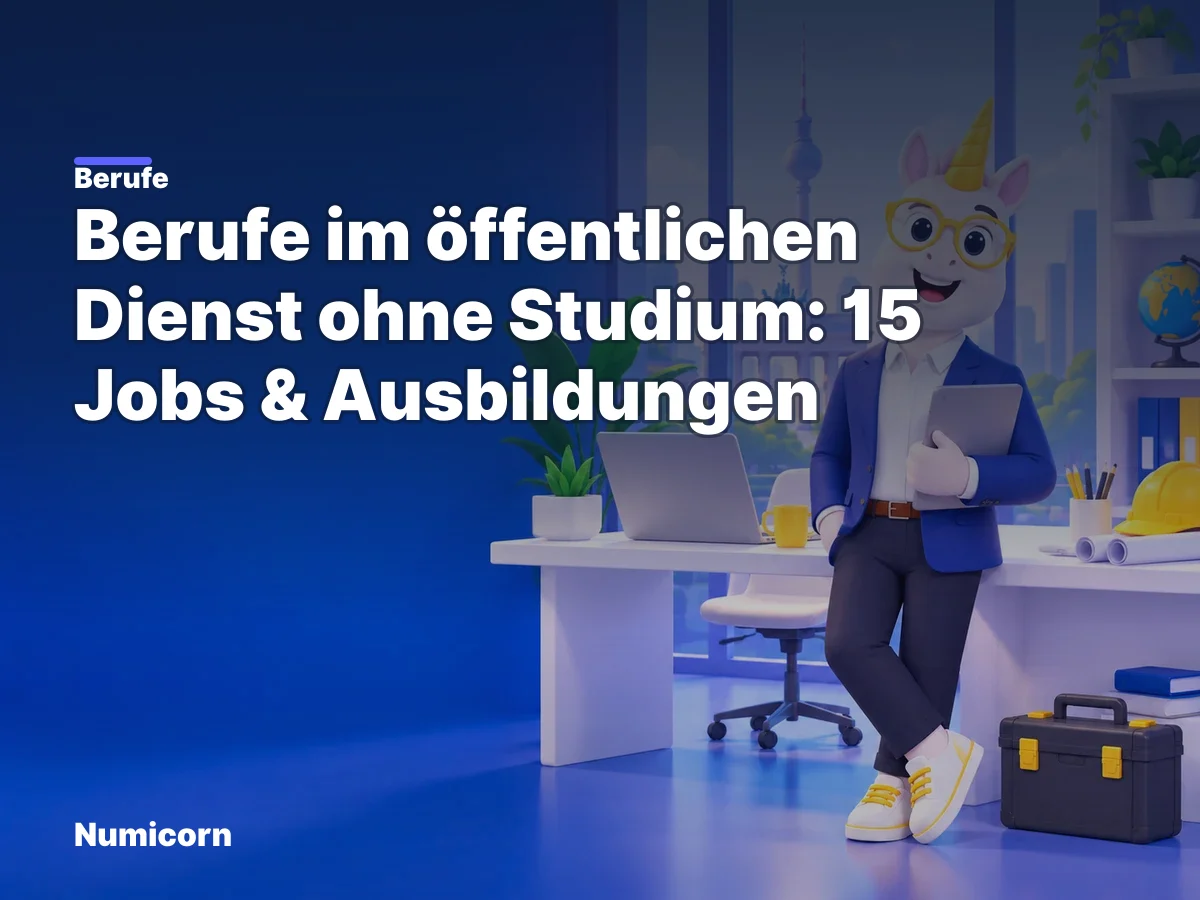 Berufe im öffentlichen Dienst ohne Studium: 15 Jobs & Ausbildungen