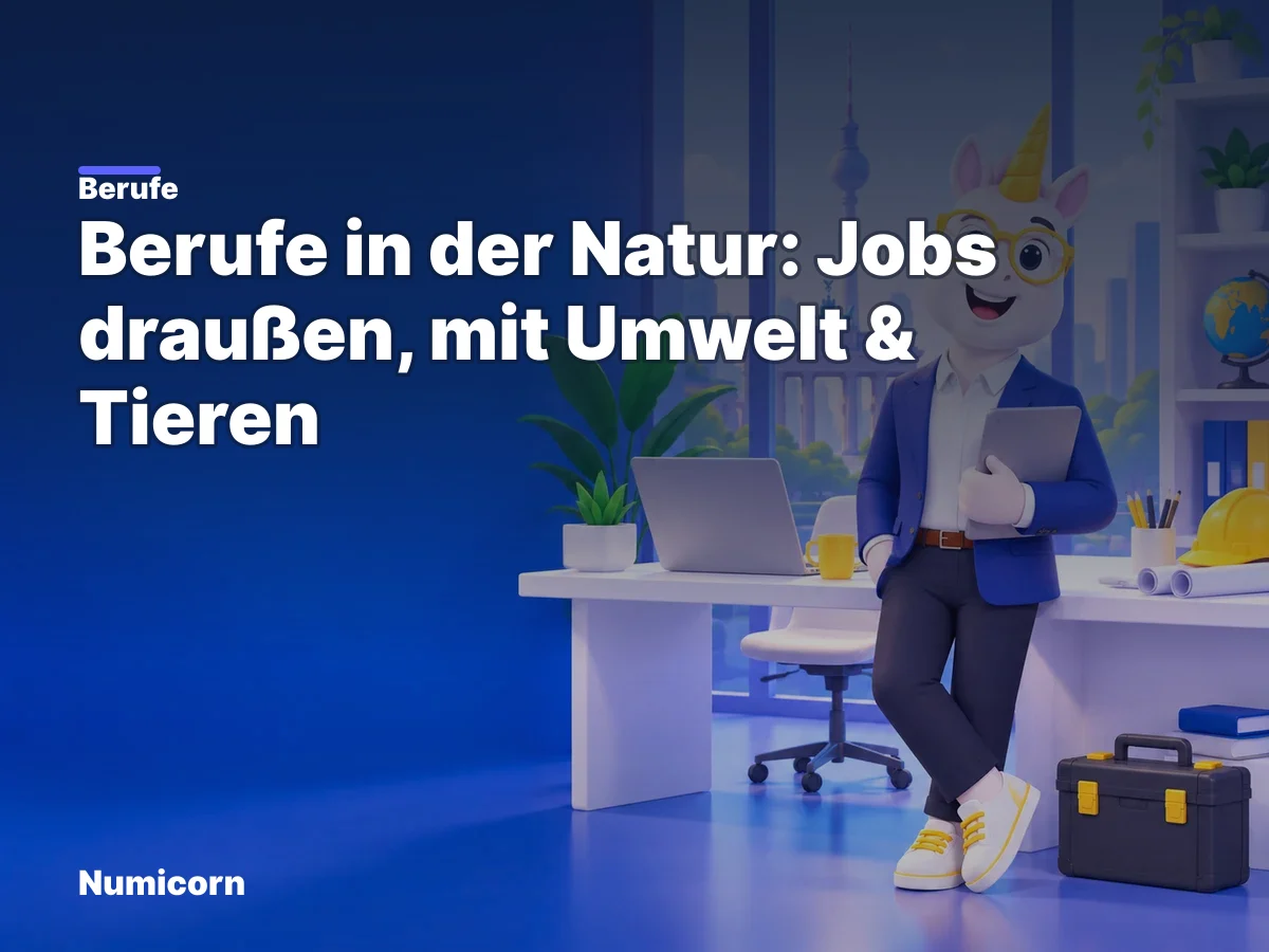 Berufe in der Natur: Jobs draußen, mit Umwelt & Tieren