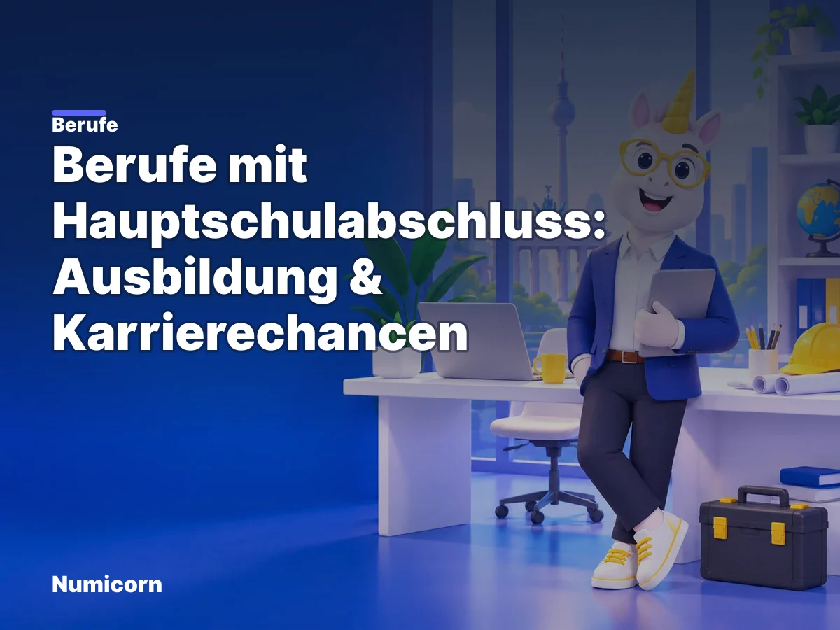 Berufe mit Hauptschulabschluss: Ausbildung & Karrierechancen