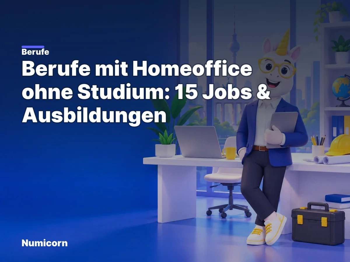 Berufe mit Homeoffice ohne Studium: 15 Jobs & Ausbildungen