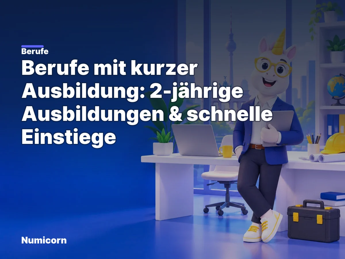 Berufe mit kurzer Ausbildung: 2-jährige Ausbildungen & schnelle Einstiege