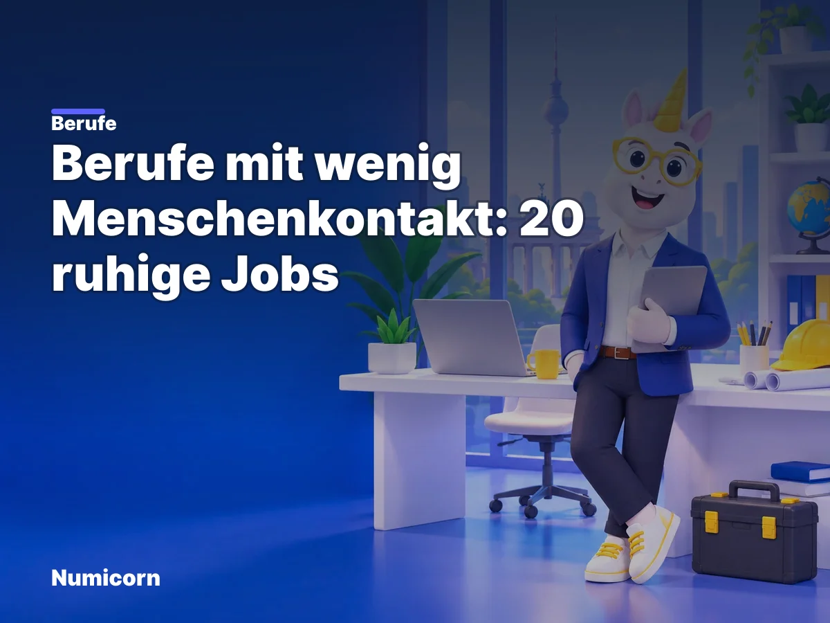 Berufe mit wenig Menschenkontakt: 20 ruhige Jobs