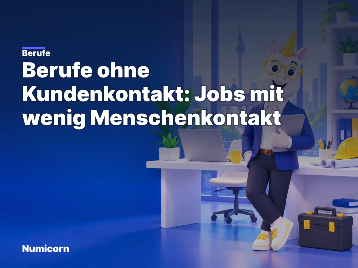 Berufe ohne Kundenkontakt: Jobs mit wenig Menschenkontakt