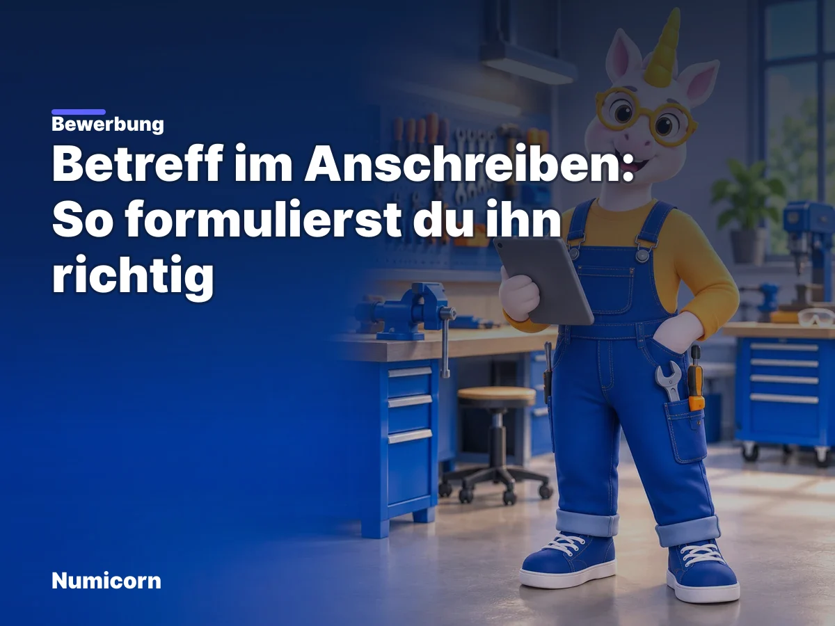 Betreff im Anschreiben: So formulierst du ihn richtig
