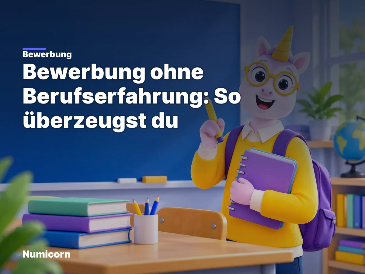 Bewerbung ohne Berufserfahrung: So überzeugst du