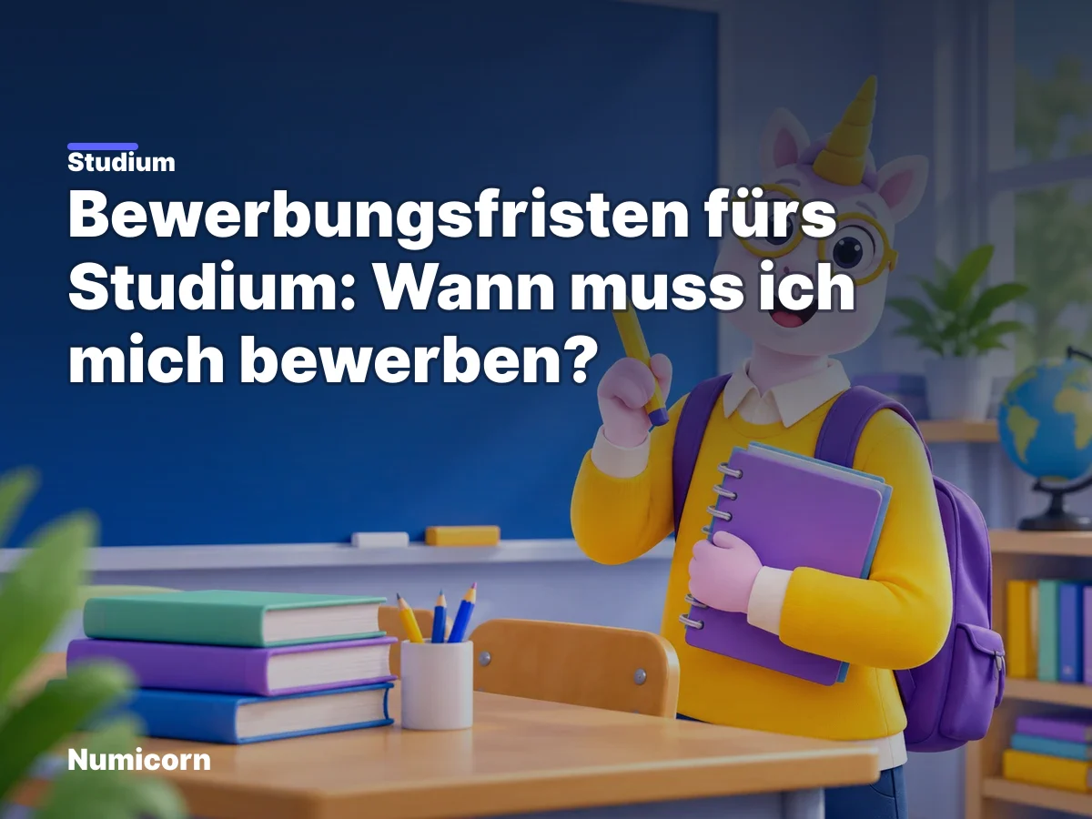 Bewerbungsfristen fürs Studium: Wann muss ich mich bewerben?