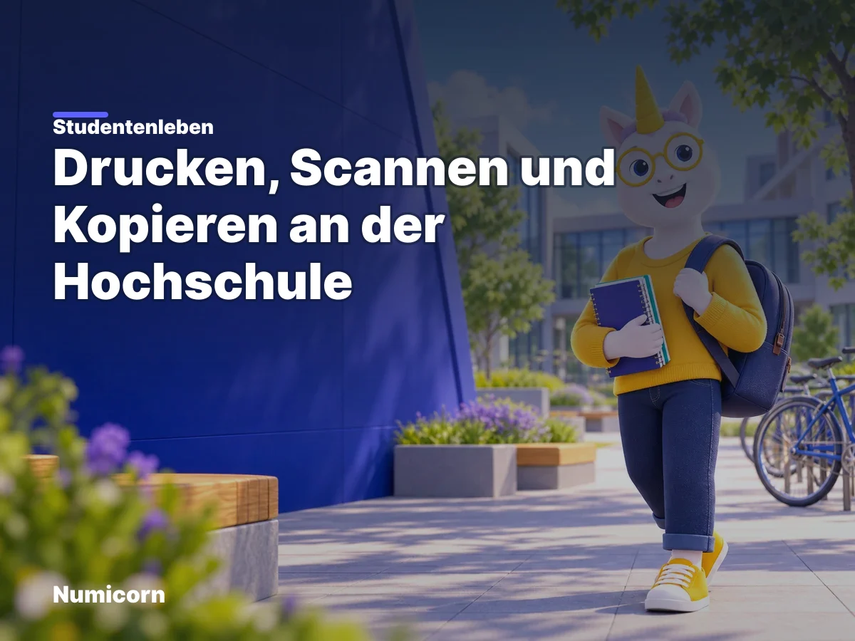 Drucken, Scannen und Kopieren an der Hochschule