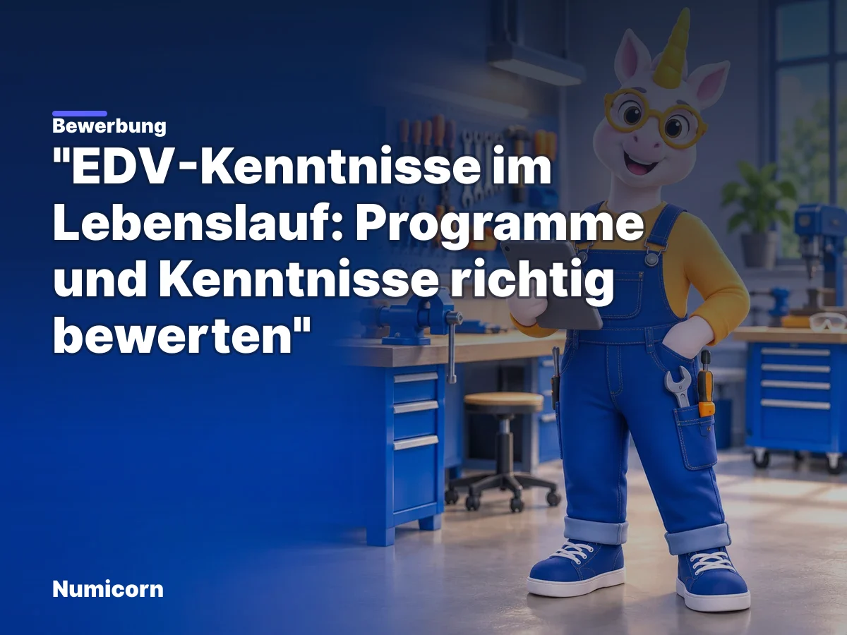 EDV-Kenntnisse im Lebenslauf: Programme und Kenntnisse richtig bewerten