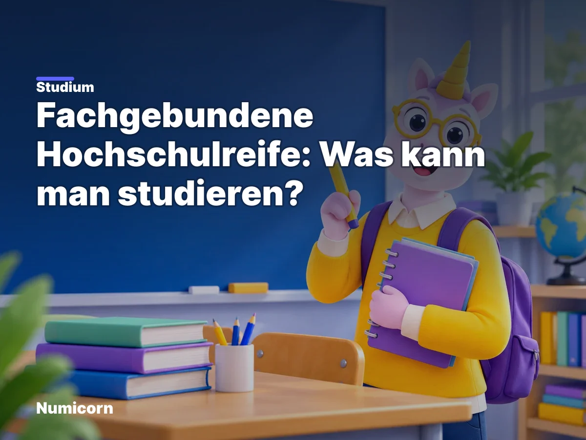 Fachgebundene Hochschulreife: Was kann man studieren?