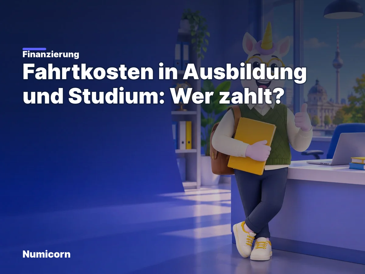 Fahrtkosten in Ausbildung und Studium: Wer zahlt?