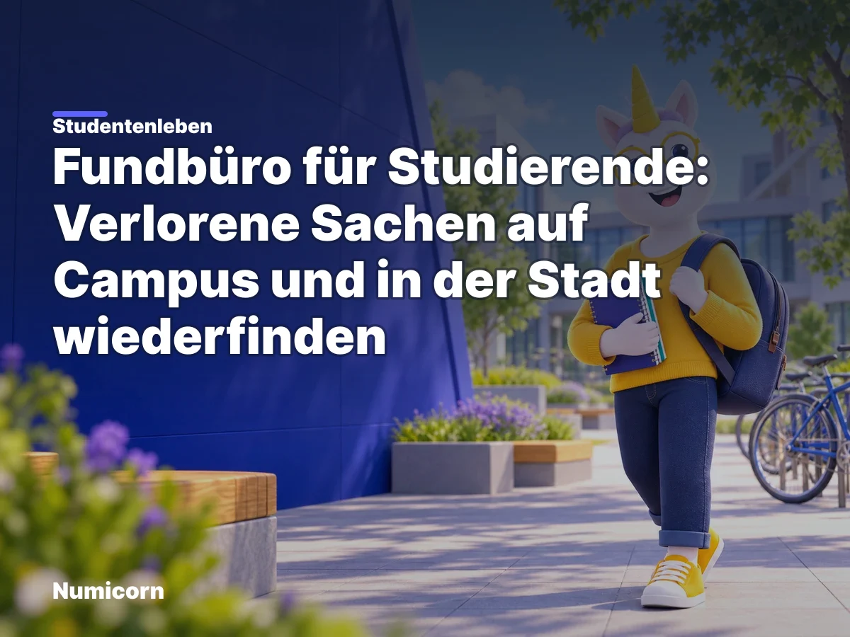 Fundbüro für Studierende: Verlorene Sachen auf Campus und in der Stadt wiederfinden