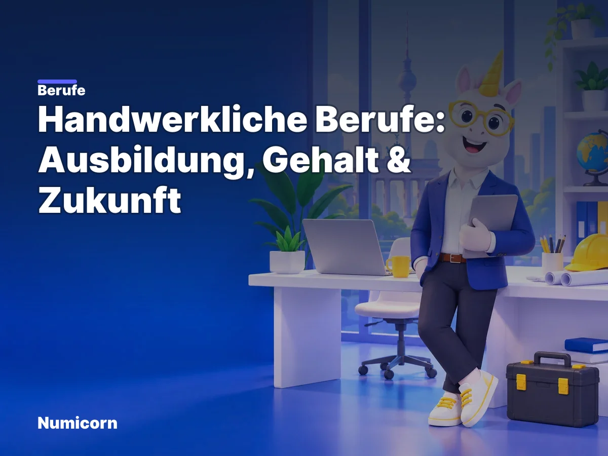Handwerkliche Berufe: Ausbildung, Gehalt & Zukunft