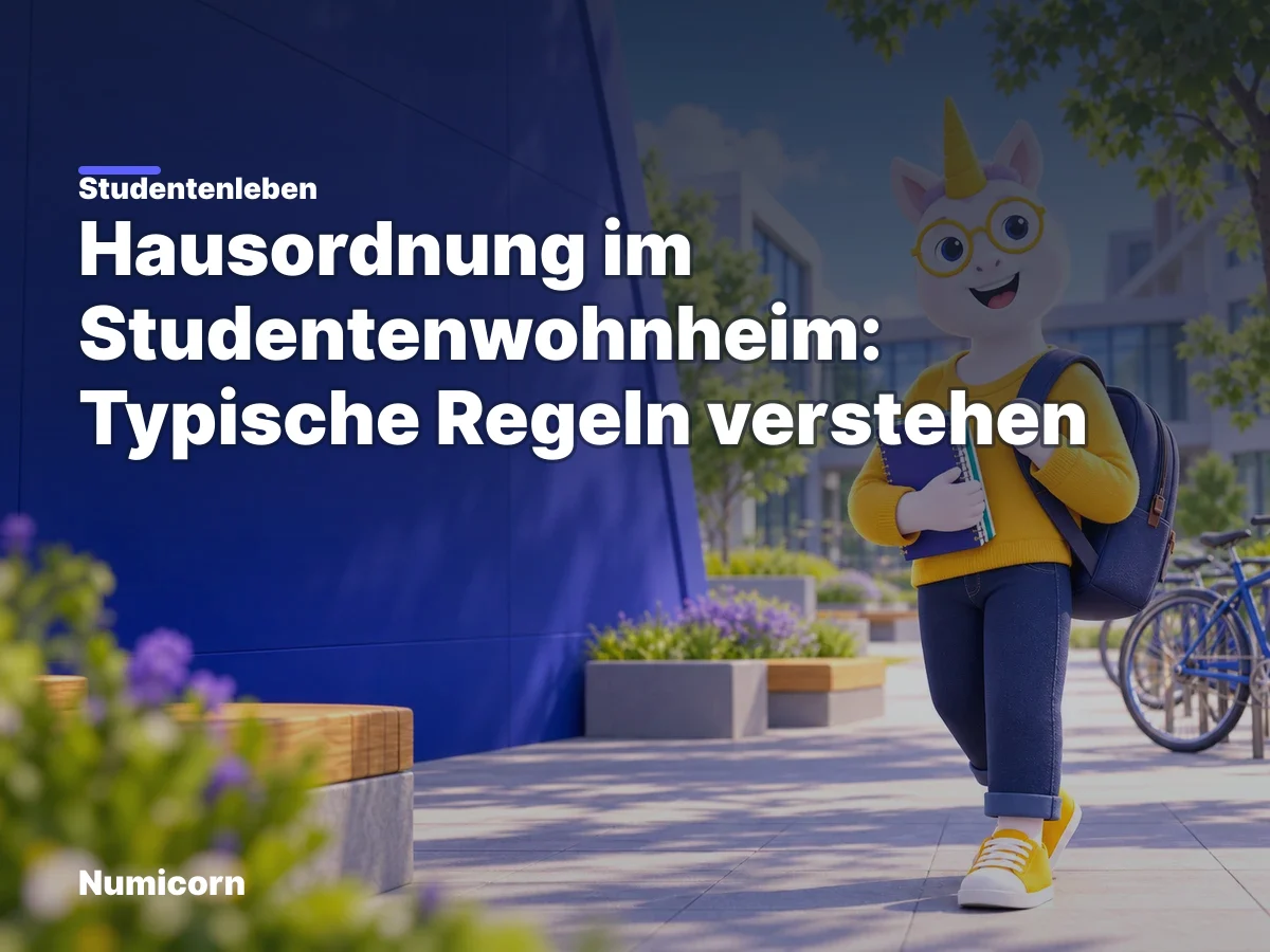 Hausordnung im Studentenwohnheim: Typische Regeln verstehen