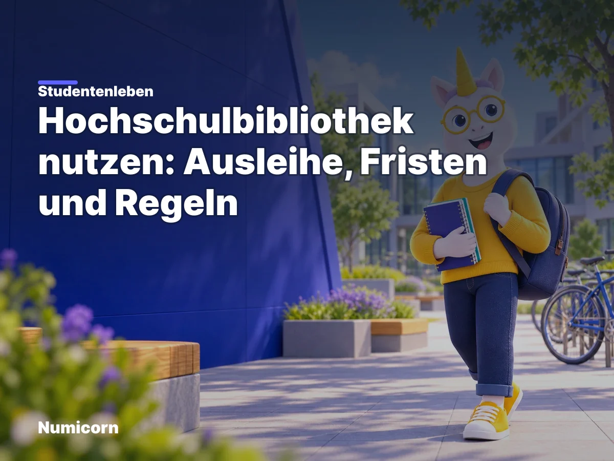 Hochschulbibliothek nutzen: Ausleihe, Fristen und Regeln