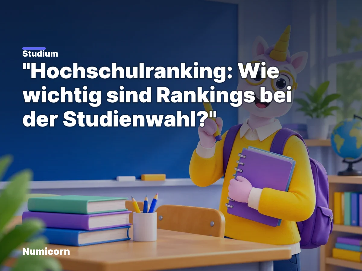 Hochschulranking: Wie wichtig sind Rankings bei der Studienwahl?