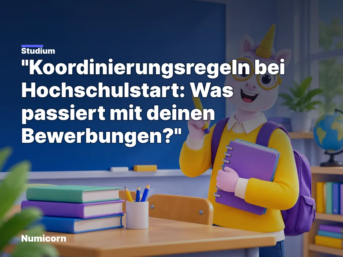 Koordinierungsregeln bei Hochschulstart: Was passiert mit deinen Bewerbungen?