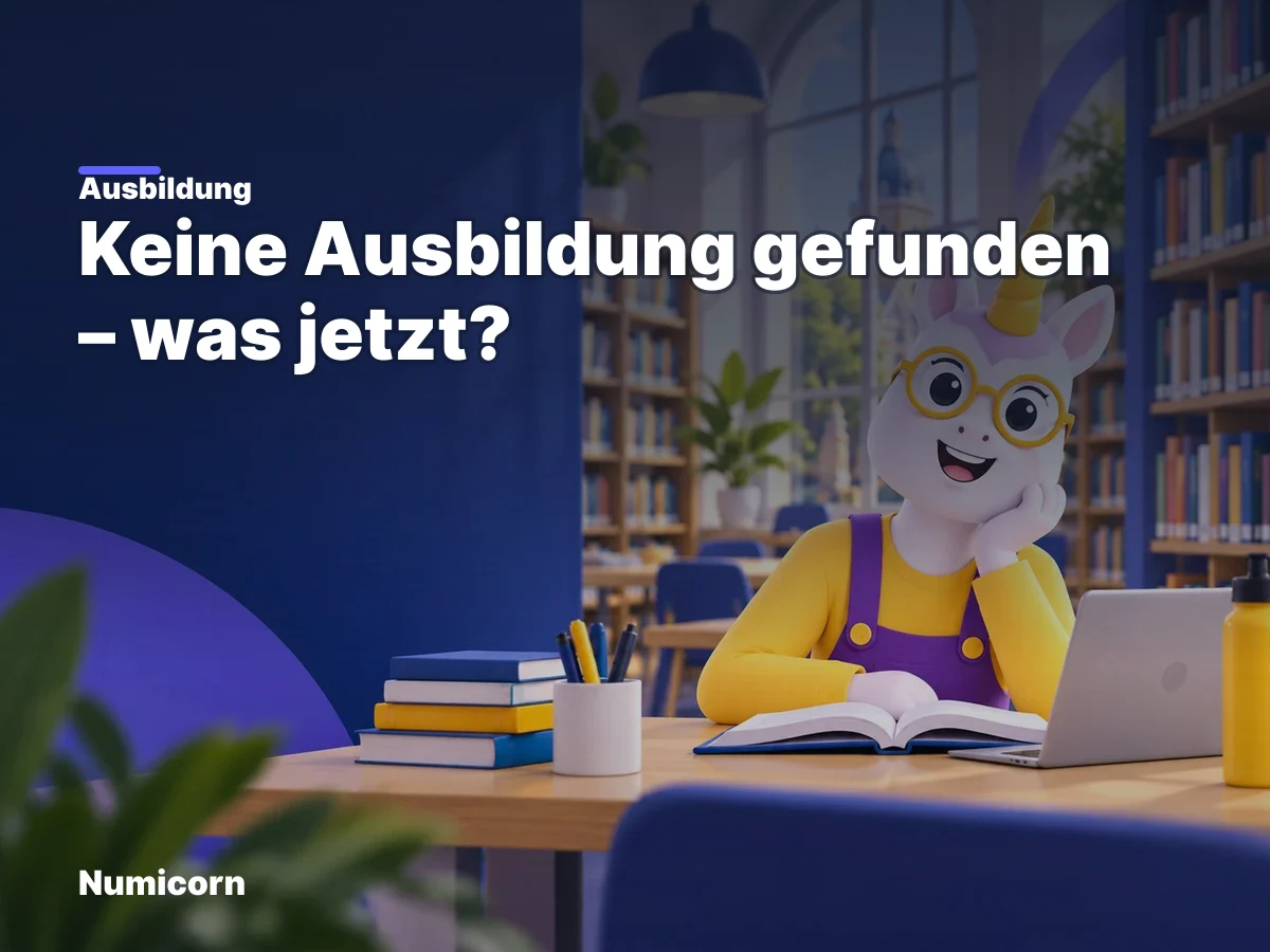Keine Ausbildung gefunden – was jetzt?