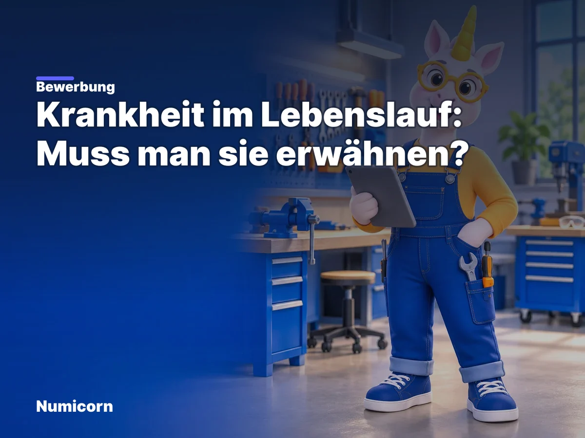 Krankheit im Lebenslauf: Muss man sie erwähnen?