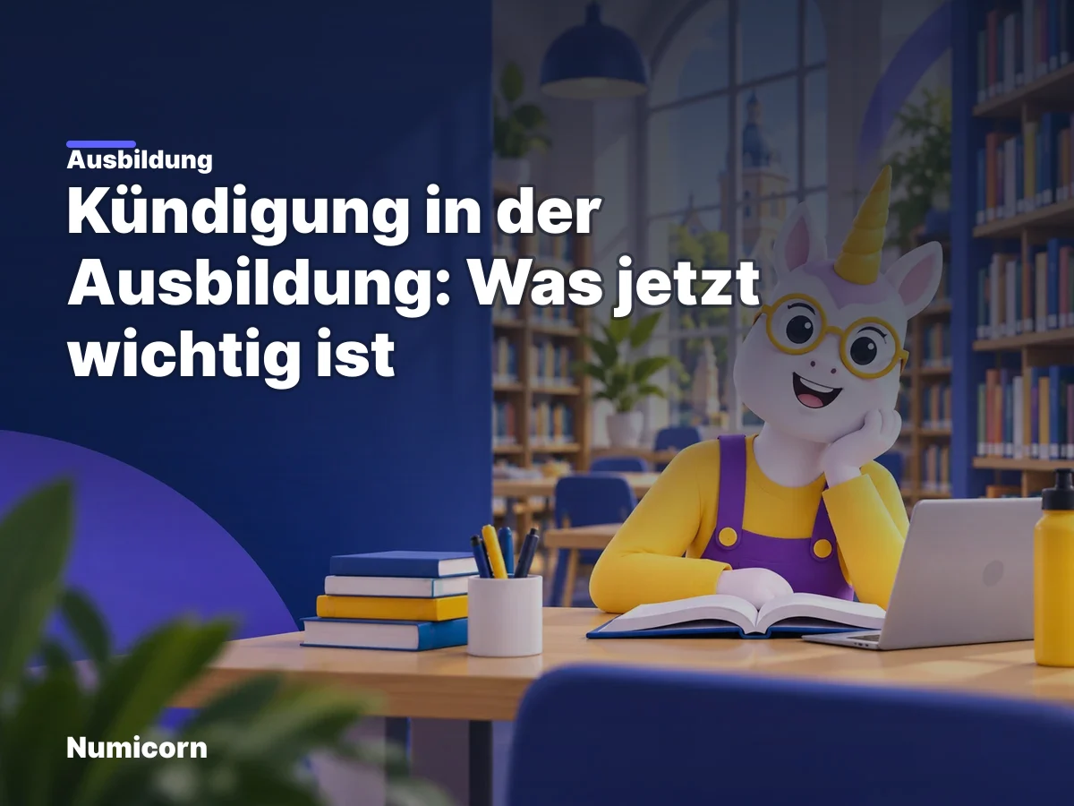 Kündigung in der Ausbildung: Was jetzt wichtig ist