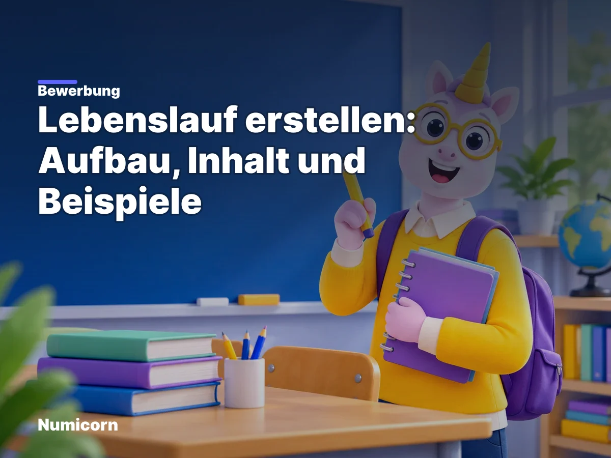 Lebenslauf erstellen: Aufbau, Inhalt und Beispiele