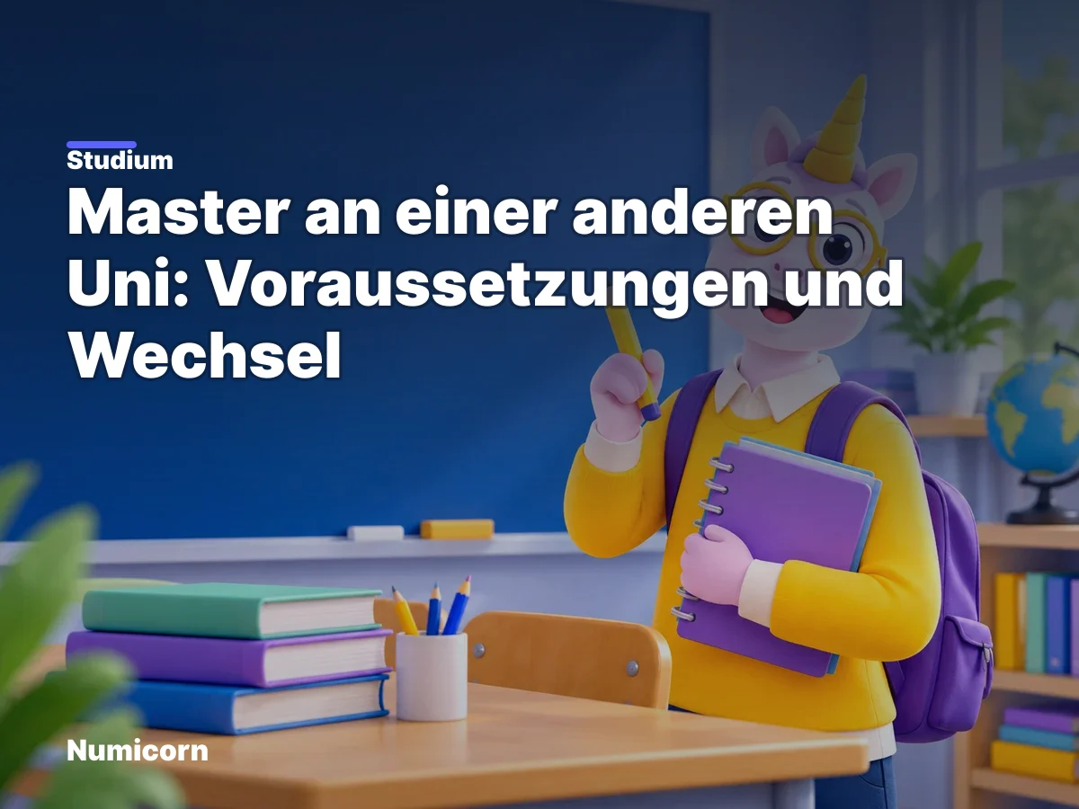 Master an einer anderen Uni: Voraussetzungen und Wechsel