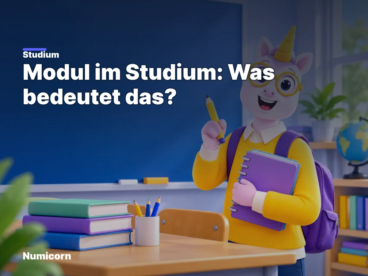 Modul im Studium: Was bedeutet das?