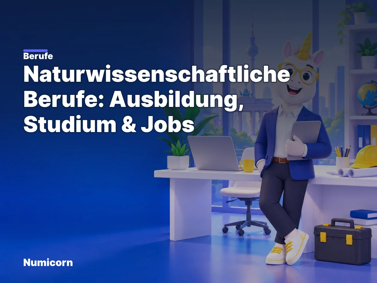 Naturwissenschaftliche Berufe: Ausbildung, Studium & Jobs