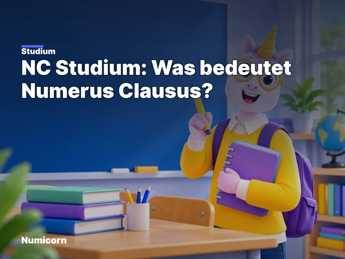 NC Studium: Was bedeutet Numerus Clausus?