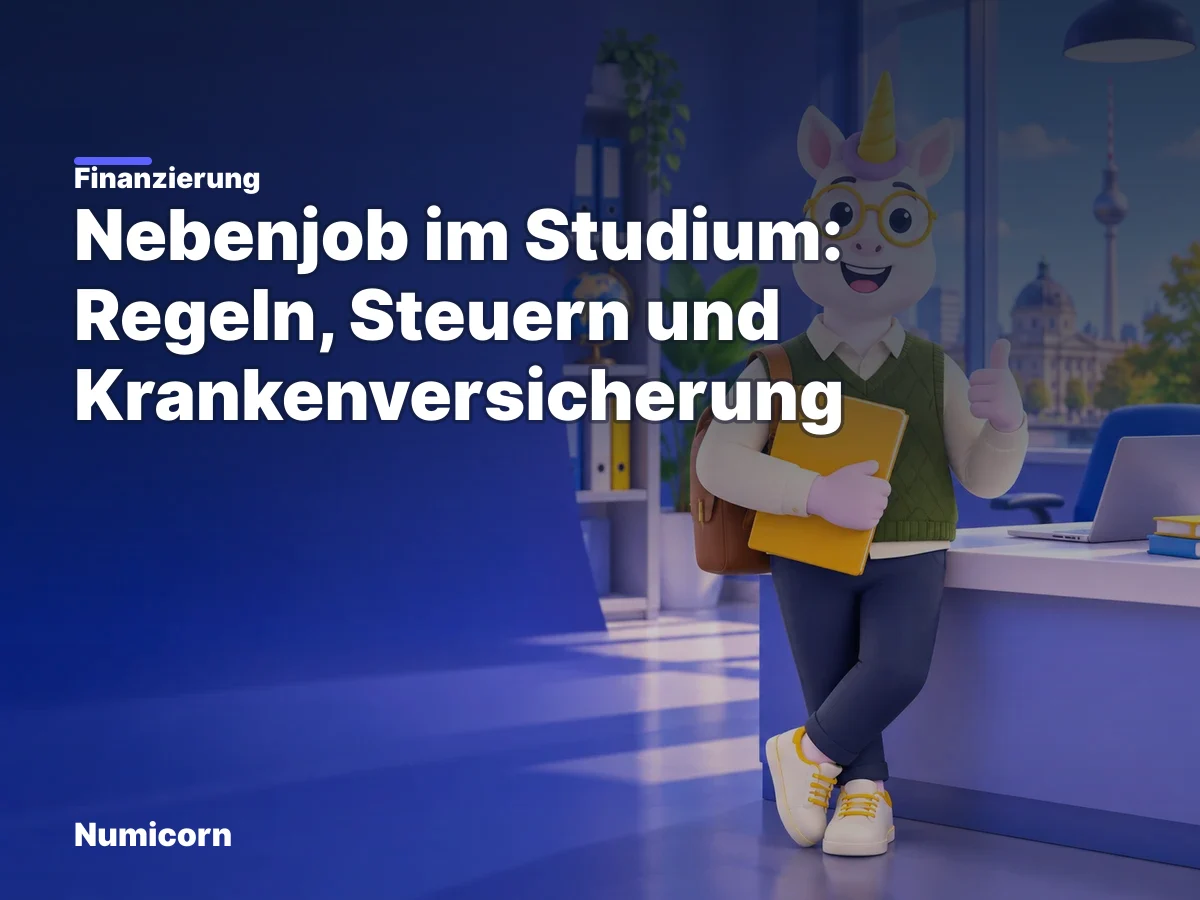 Nebenjob im Studium: Regeln, Steuern und Krankenversicherung