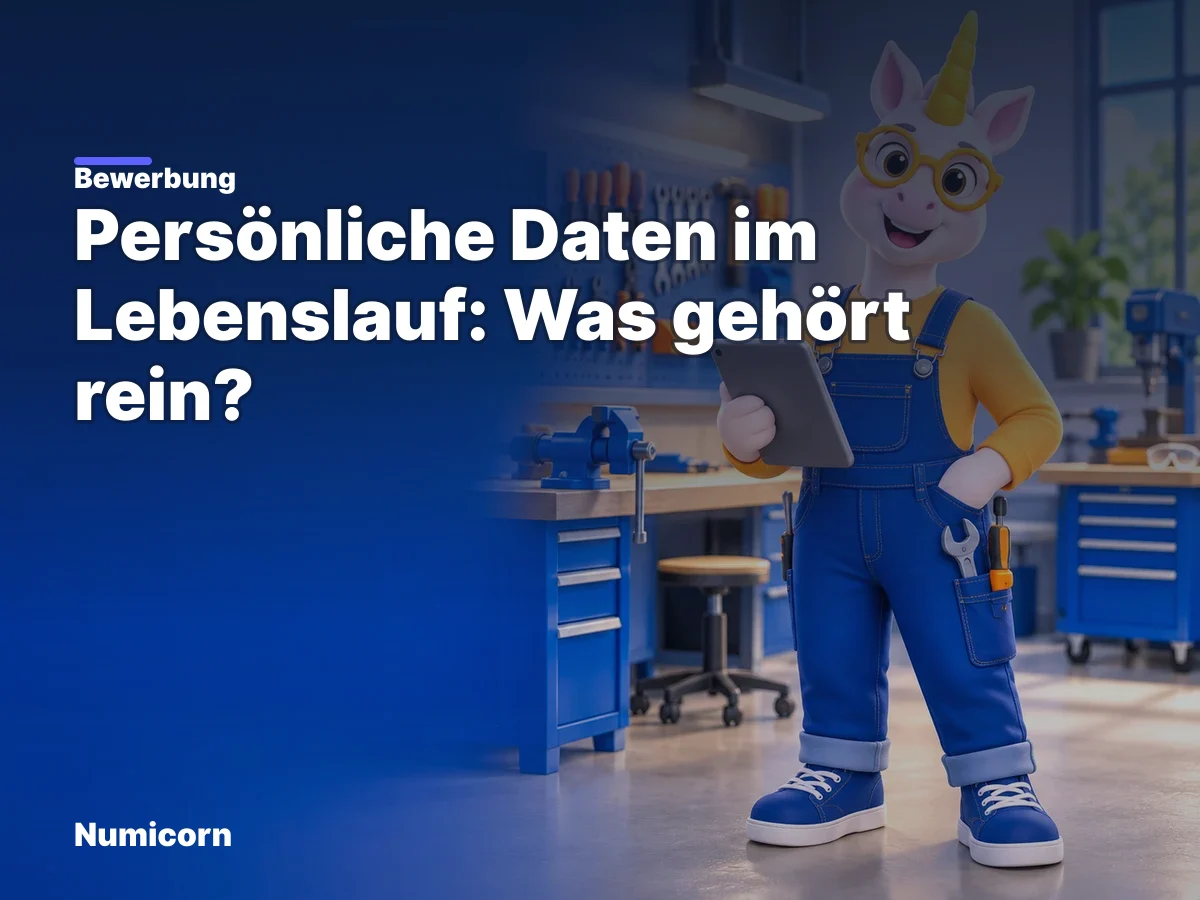 Persönliche Daten im Lebenslauf: Was gehört rein?