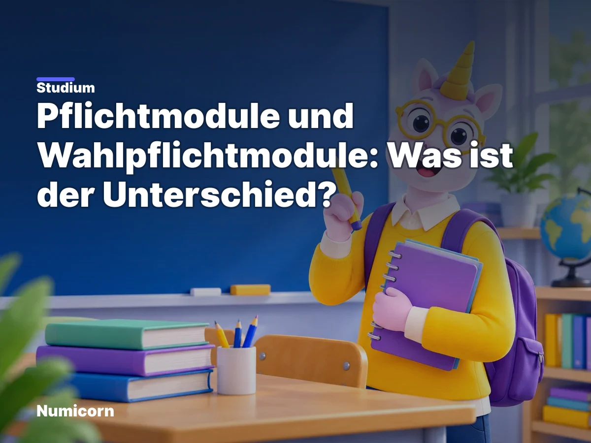 Pflichtmodule und Wahlpflichtmodule: Was ist der Unterschied?