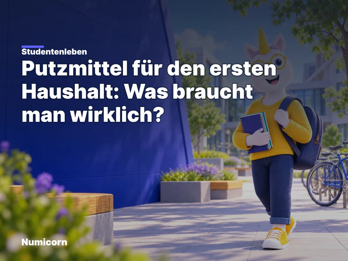 Putzmittel für den ersten Haushalt: Was braucht man wirklich?