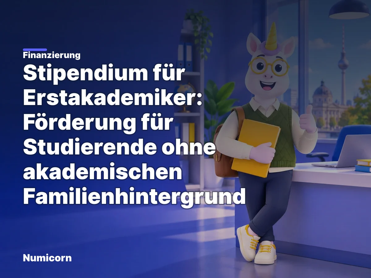 Stipendium für Erstakademiker: Förderung für Studierende ohne akademischen Familienhintergrund