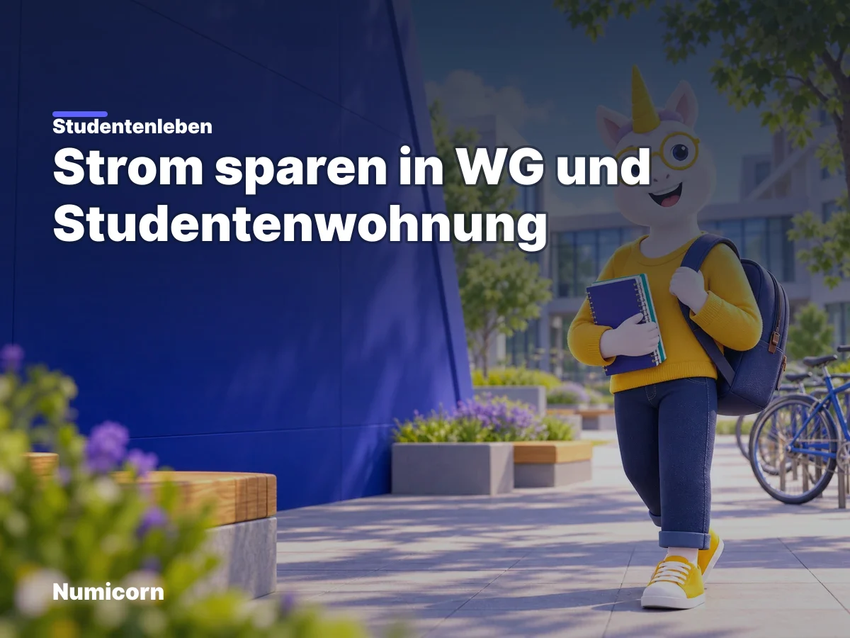 Strom sparen in WG und Studentenwohnung