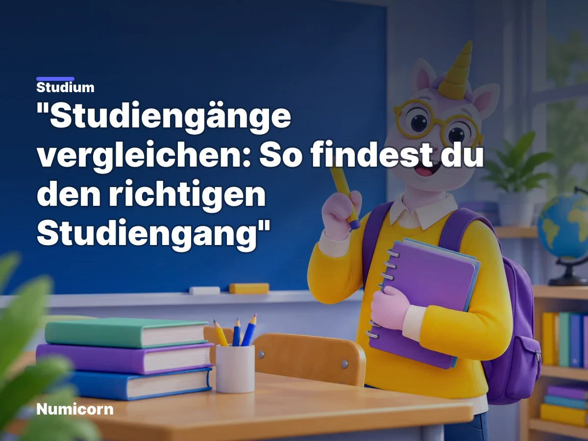 Studiengänge vergleichen: So findest du den richtigen Studiengang