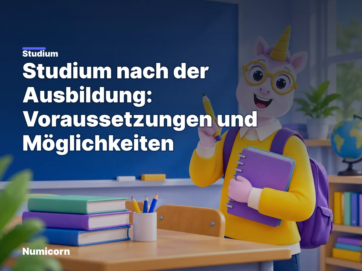 Studium nach der Ausbildung: Voraussetzungen und Möglichkeiten