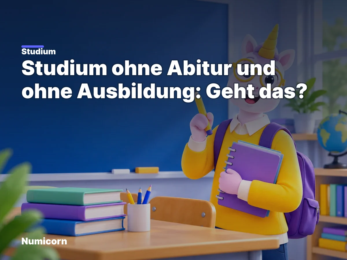 Studium ohne Abitur und ohne Ausbildung: Geht das?