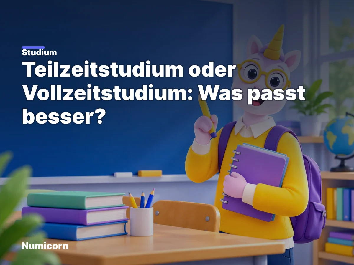 Teilzeitstudium oder Vollzeitstudium: Was passt besser?