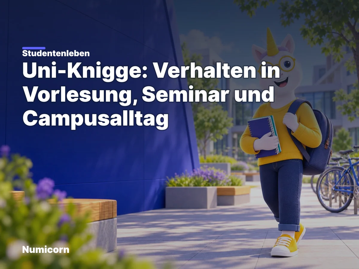 Uni-Knigge: Verhalten in Vorlesung, Seminar und Campusalltag