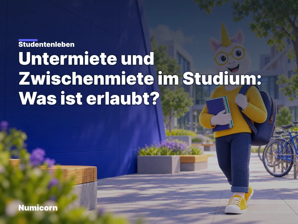 Untermiete und Zwischenmiete im Studium: Was ist erlaubt?